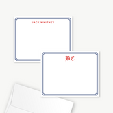Double Picture Frame Border Flat Card Set